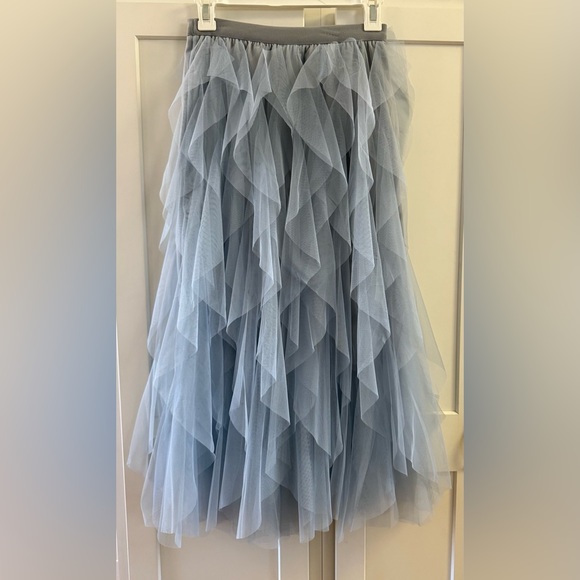 Femiserah Women's Long Rainbow A Line Tulle Tutu Skirts Tiered Skirt Petticoat - Picture 1 of 3